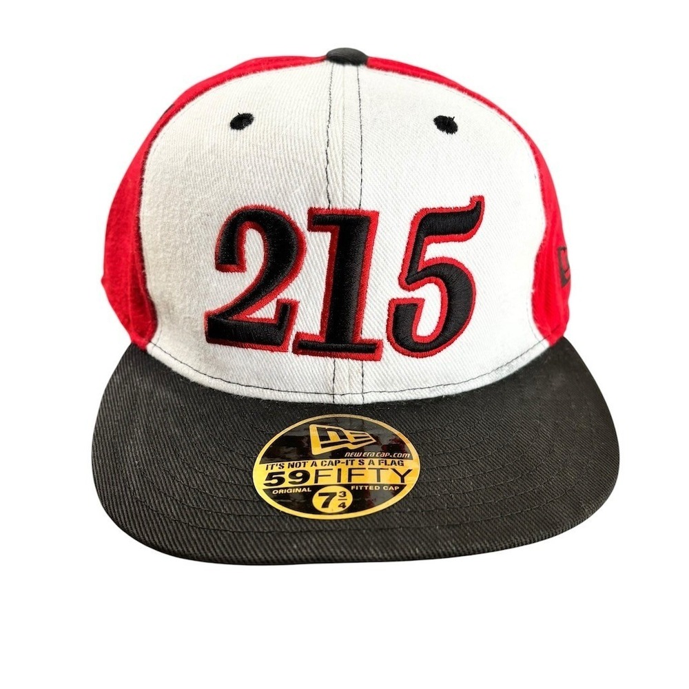 New Era 59FIFTY Philadelphia 76ers 215 Fitted Hat Cap Size 7‎ 3/8